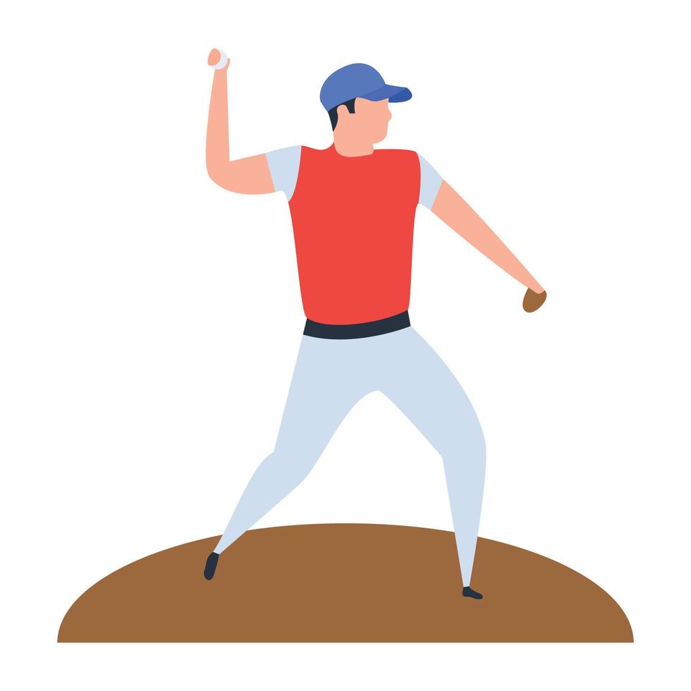 Trendy Bowler Concepts vector