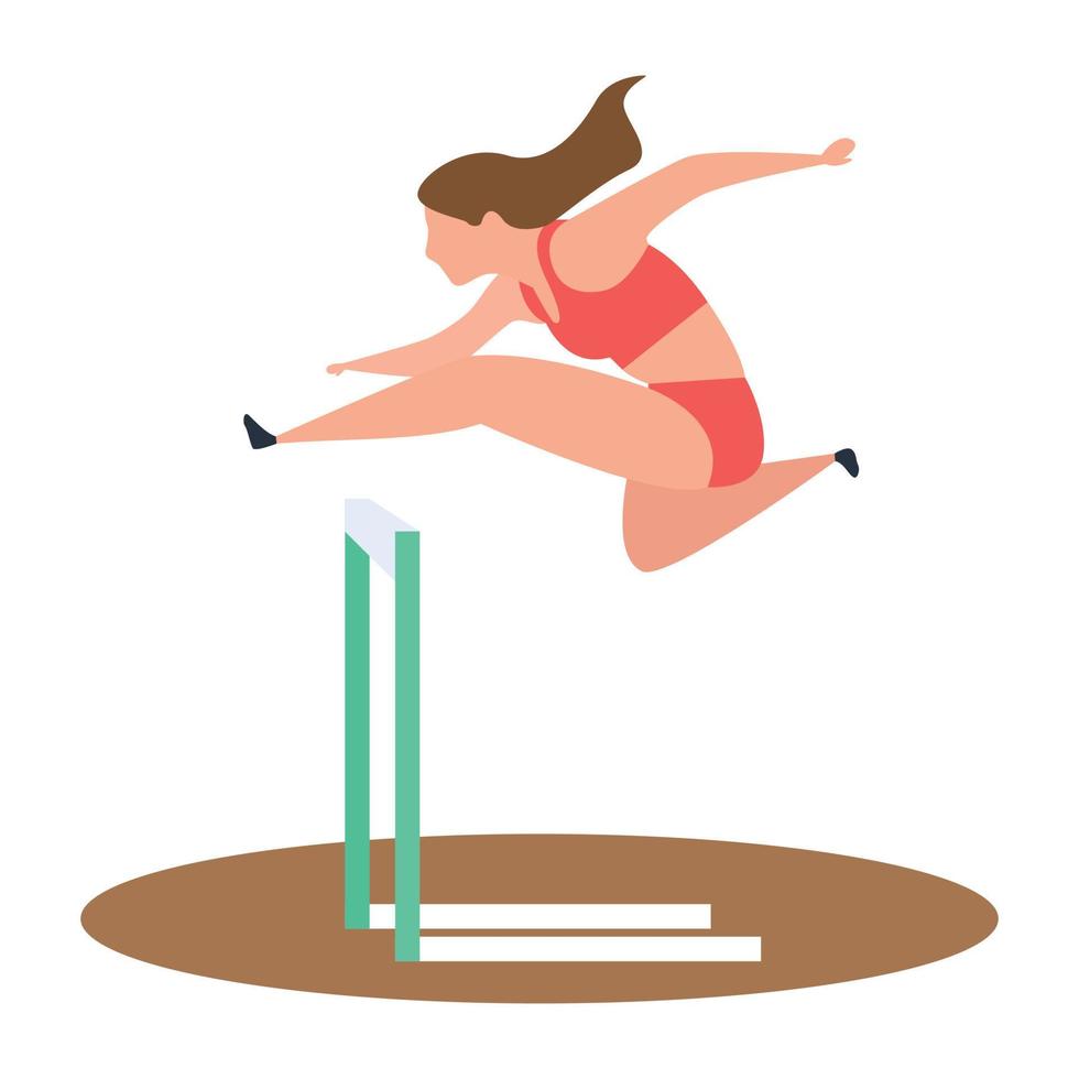 Trendy Athlete Concepts vector