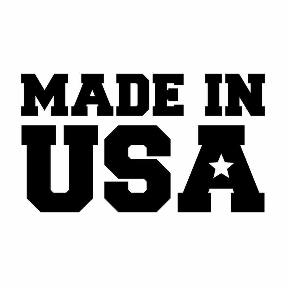 Made in USA Black Icon.eps vector