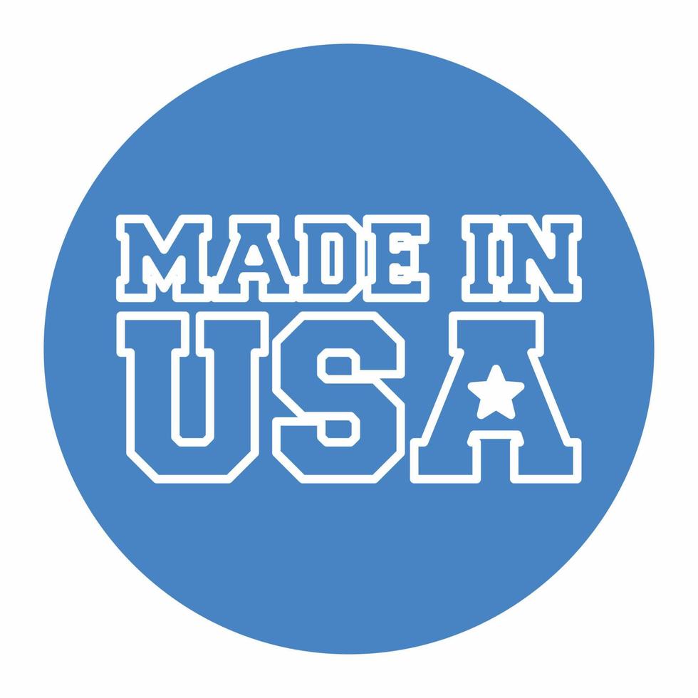 Made in USA Icon Blue.eps vector