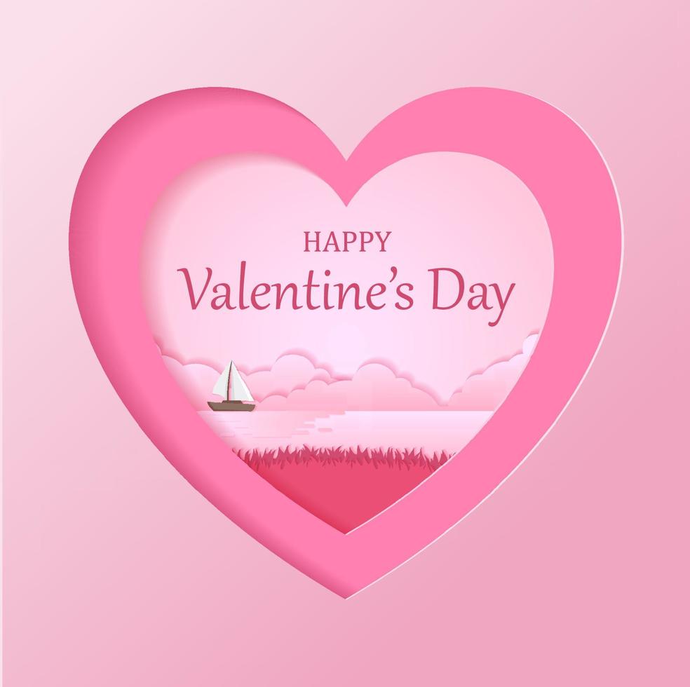 Valentines day background vector