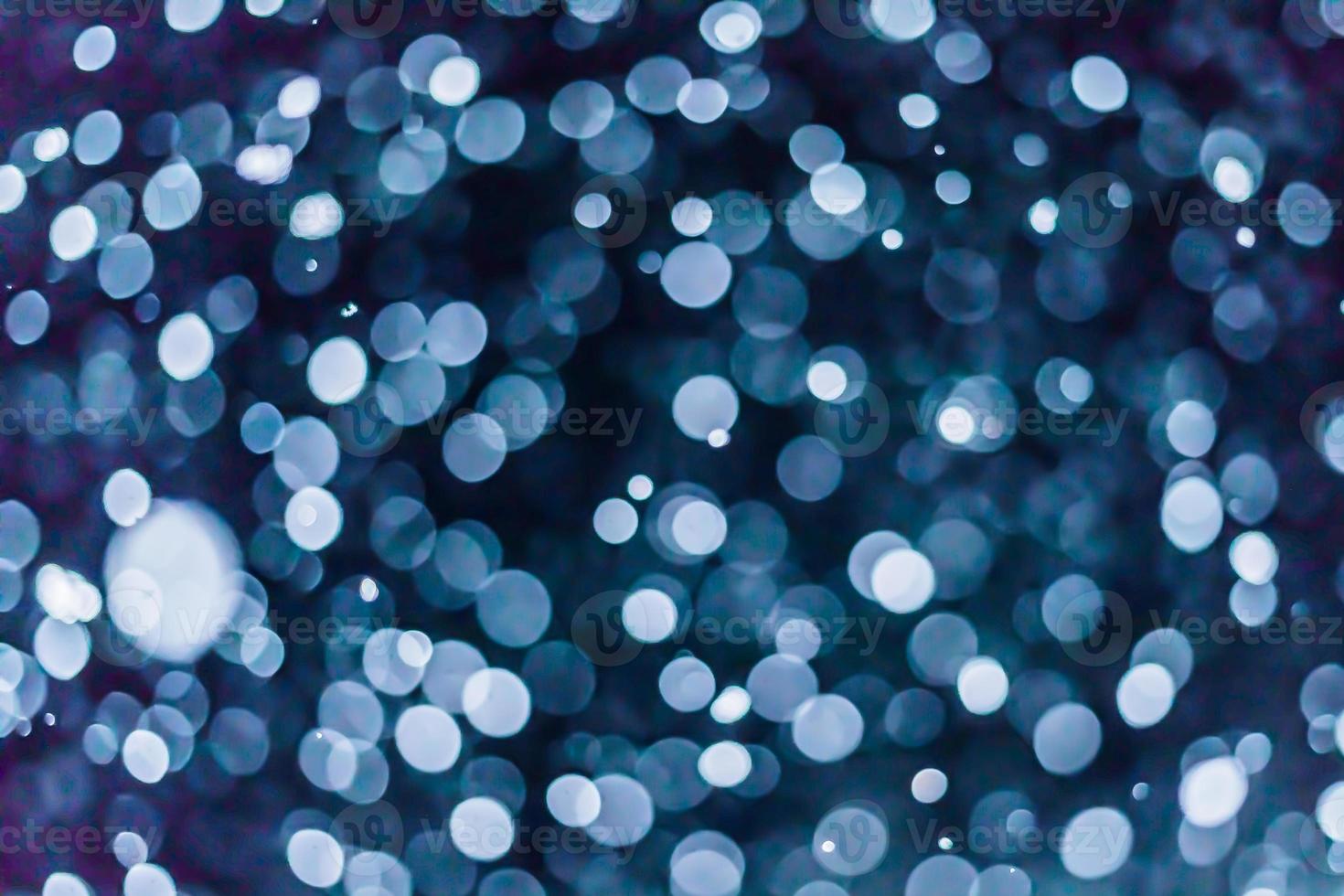 efecto de filtro de superposición de bokeh de copos de nieve borrosos abstractos foto