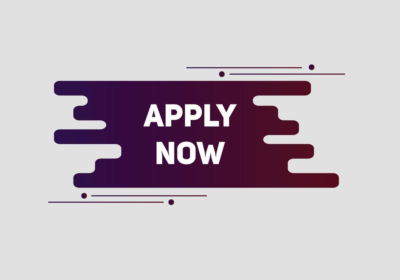 apply now text web template web button sign icon label vector