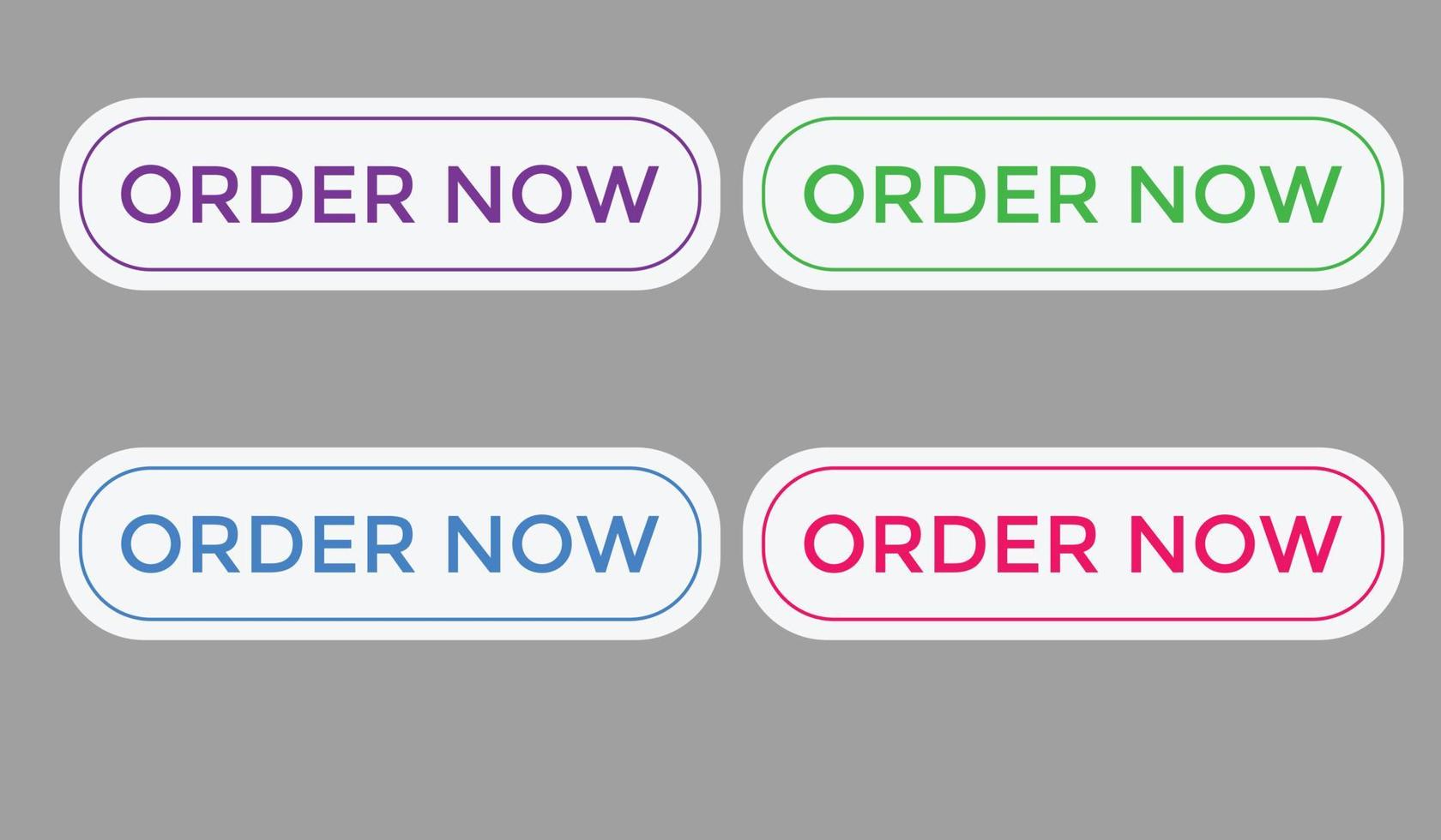 order now button web button for shop e commerce vector