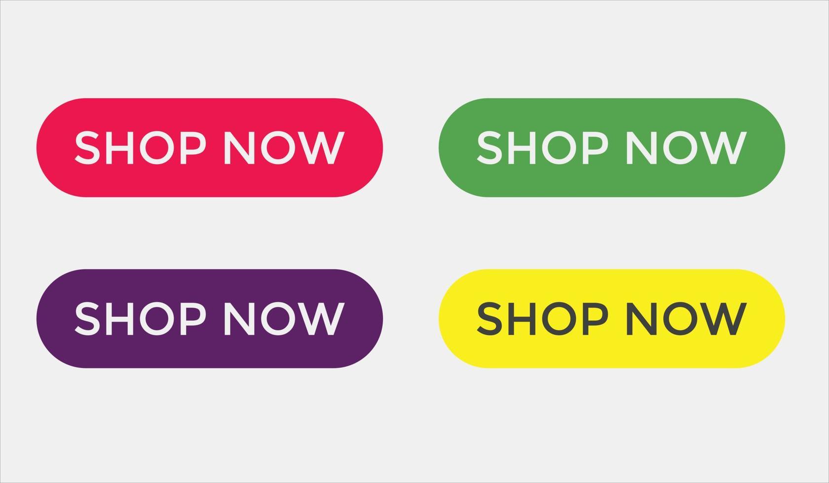 shop now text web buttons icon label ecommerce web button shop or buy vector