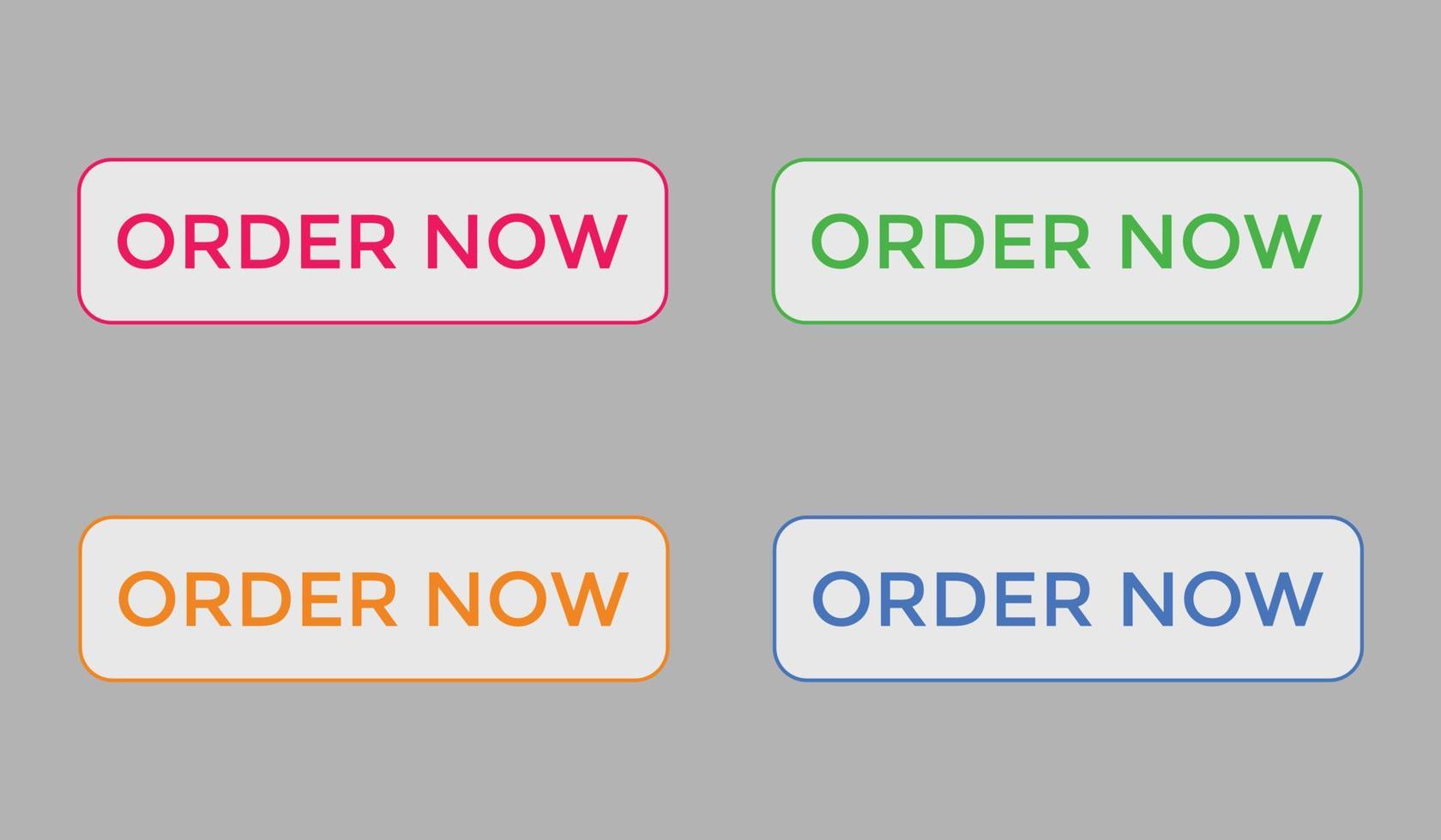 order now button web button for shop e commerce vector