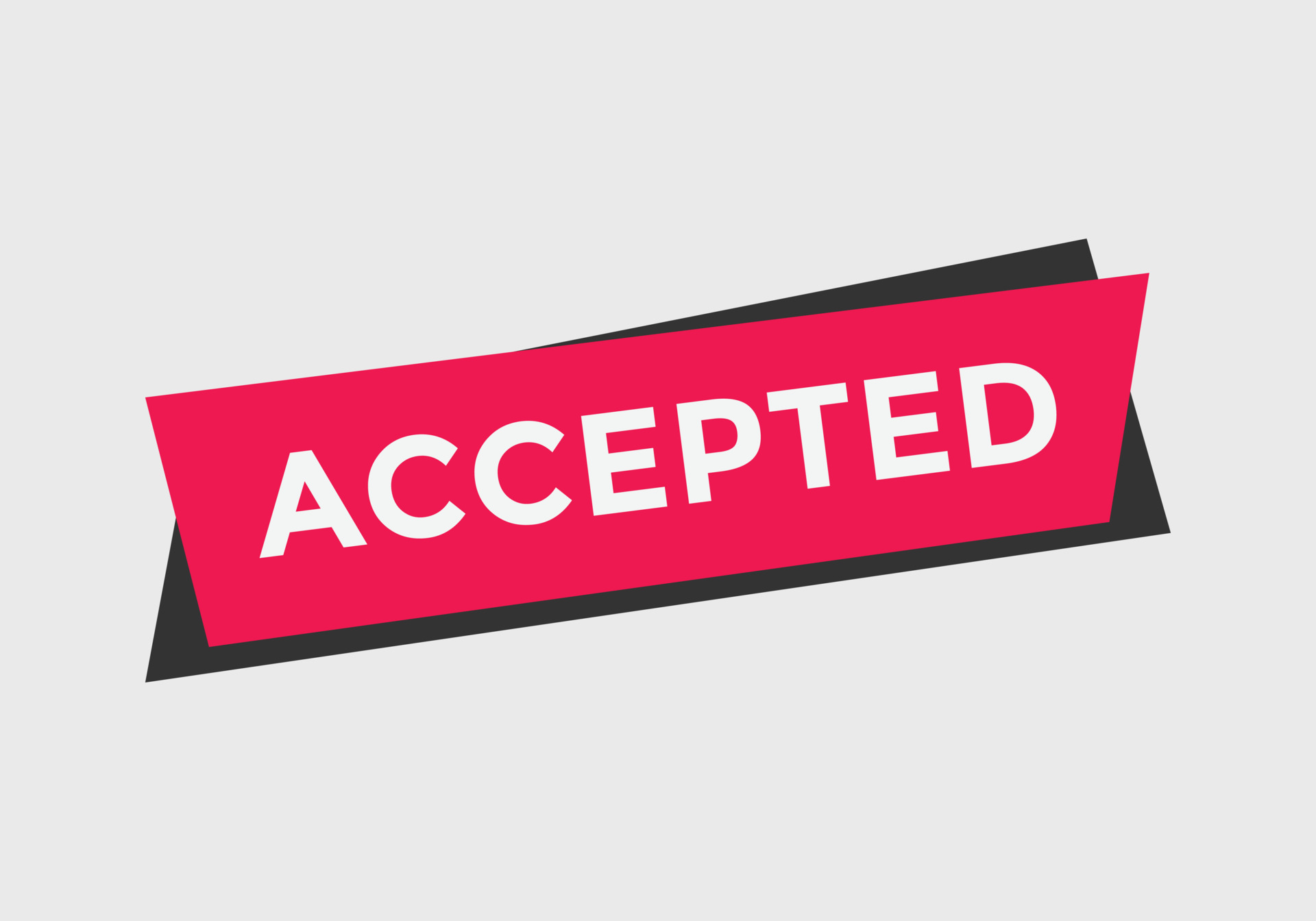 texto aceptado forma colorida botón web etiqueta signo icono botón