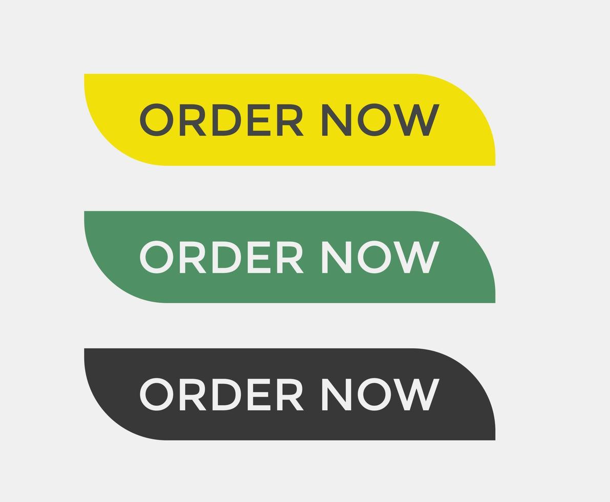 order now button web button for shop e commerce vector