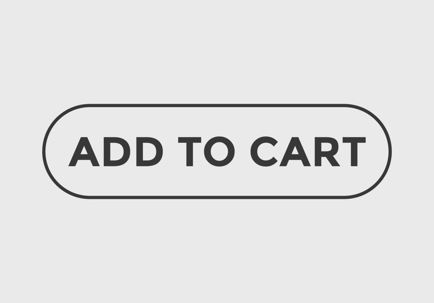 add to cart text web button text sign icon label template add to cart vector