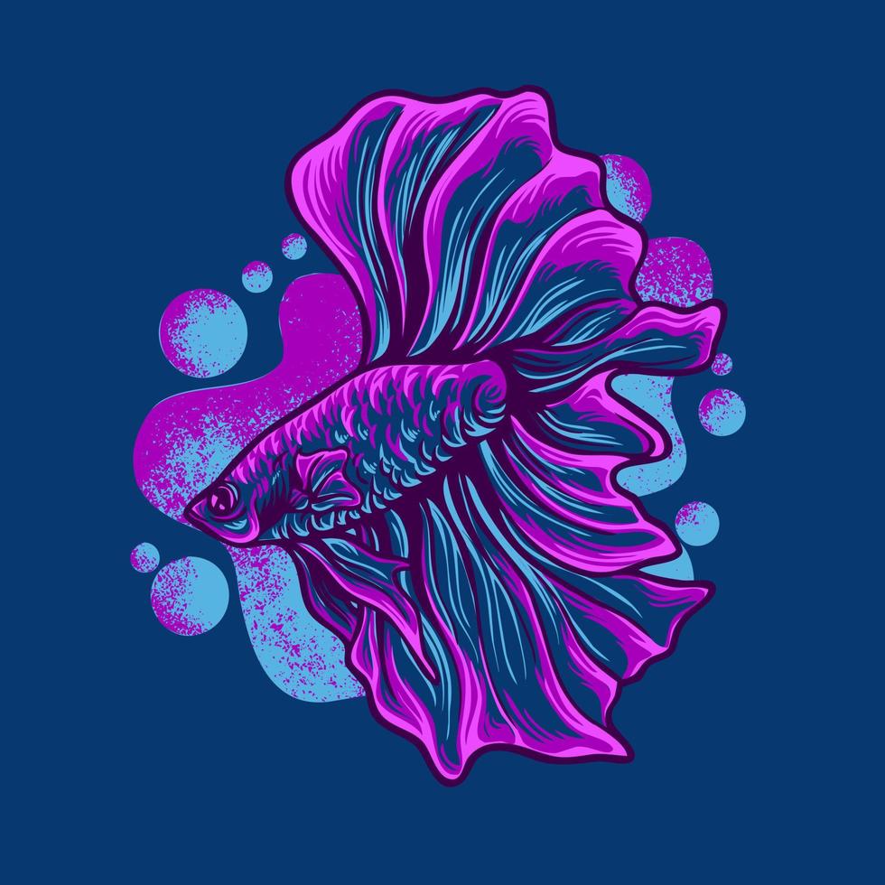 fish animal illustration vector