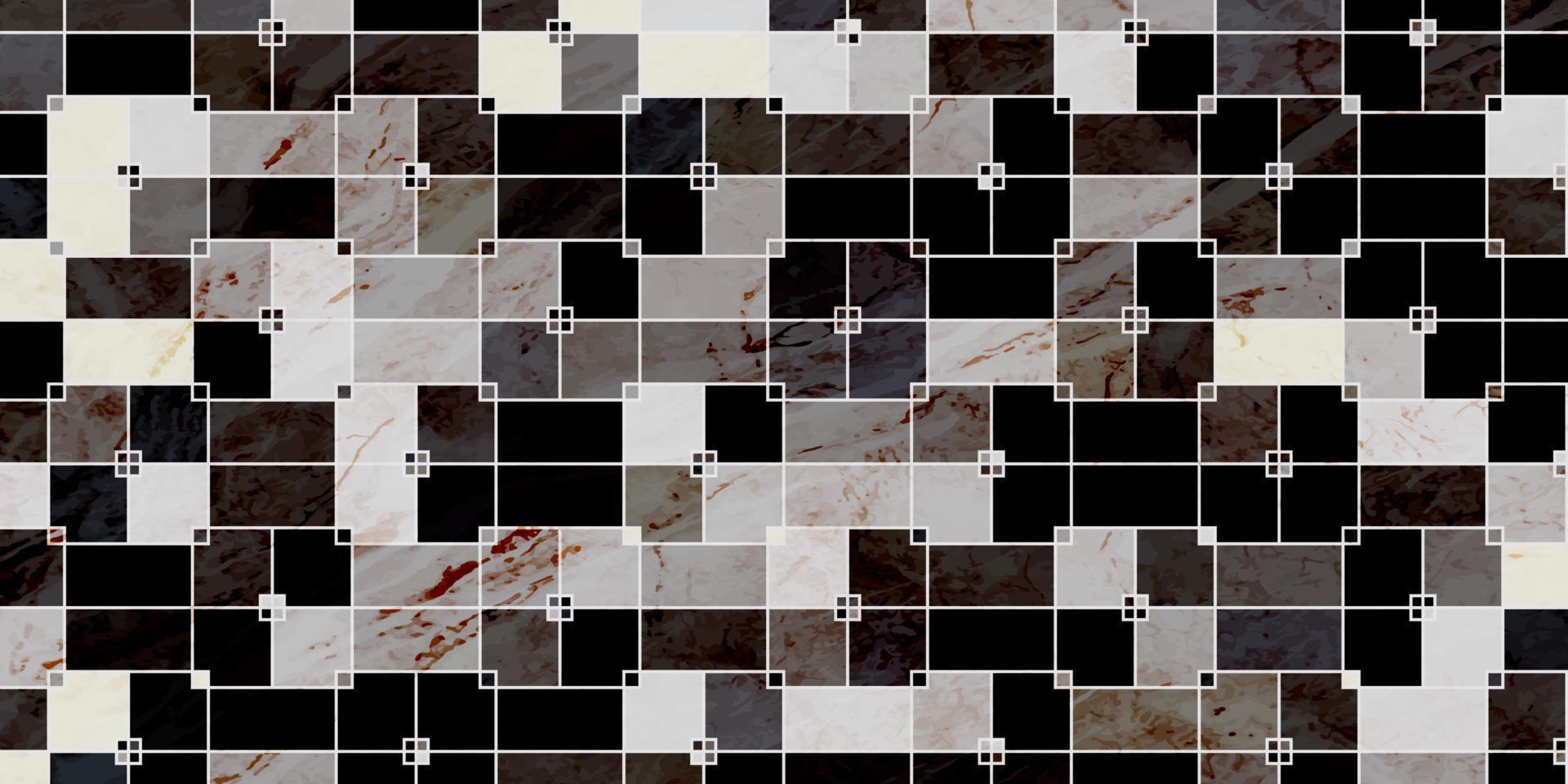 Geometric background square shape and marble texture vector