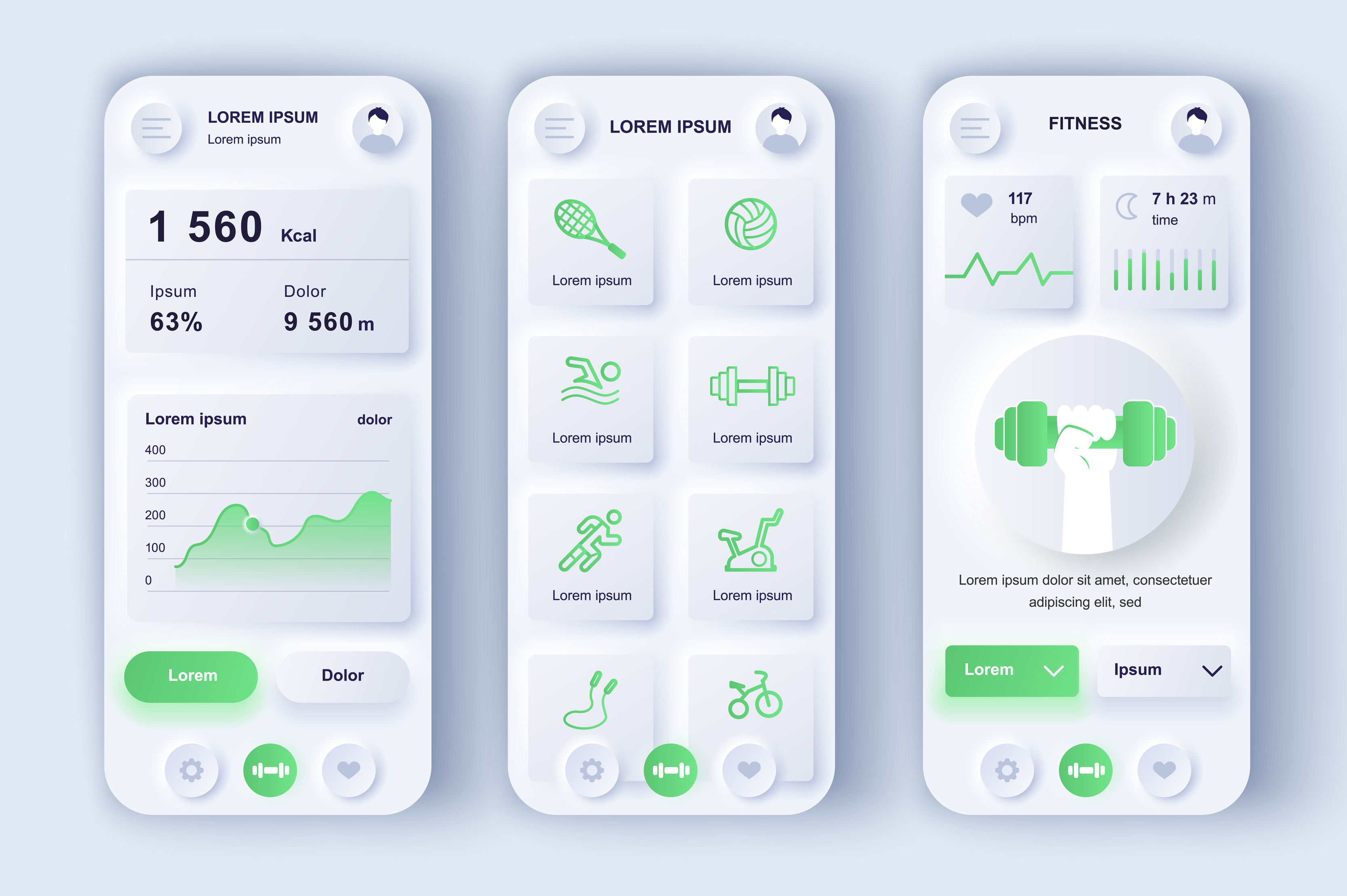 Workout and calorie tracker store