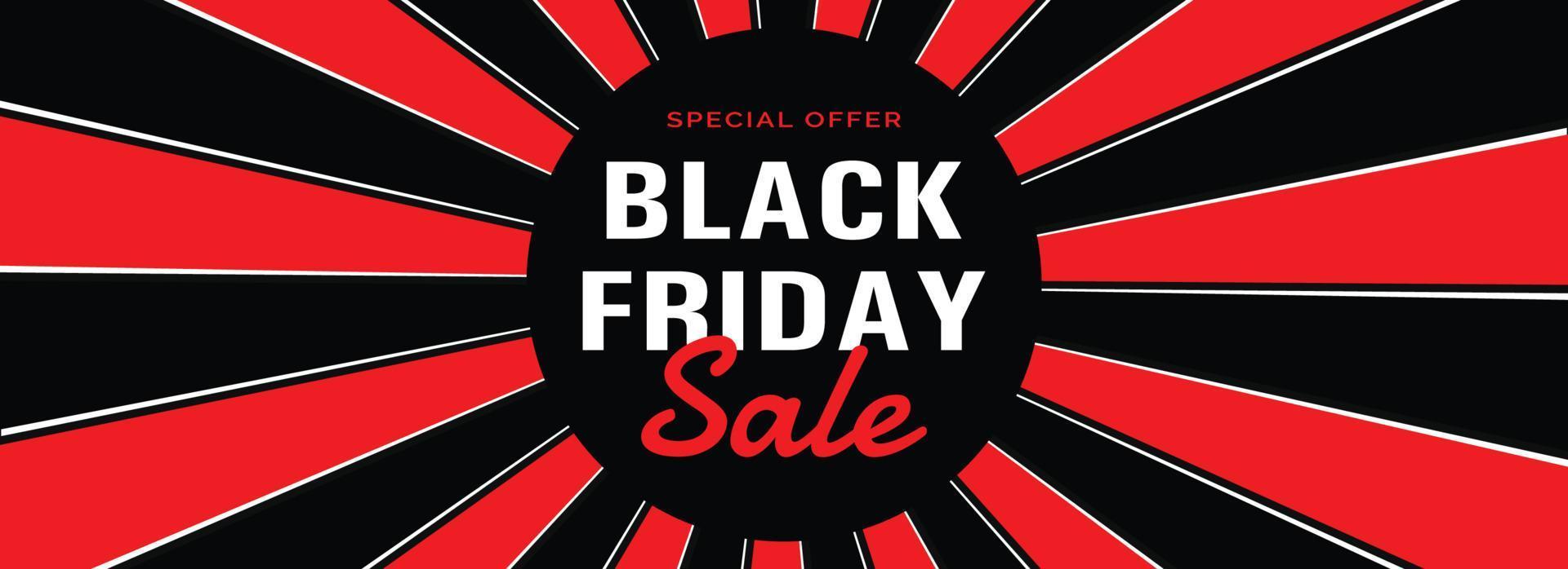 Black Friday Sale Banner vector