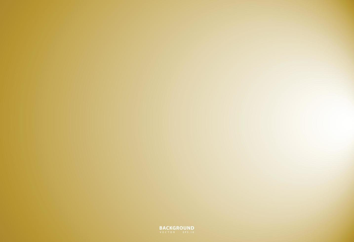 Vector gold blurred gradient style. Abstract luxury background illustration wallpaper