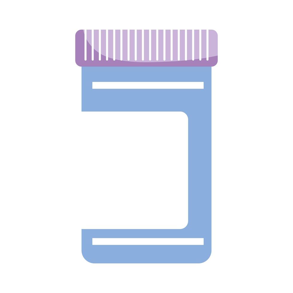 Isolated medicine jar vector design