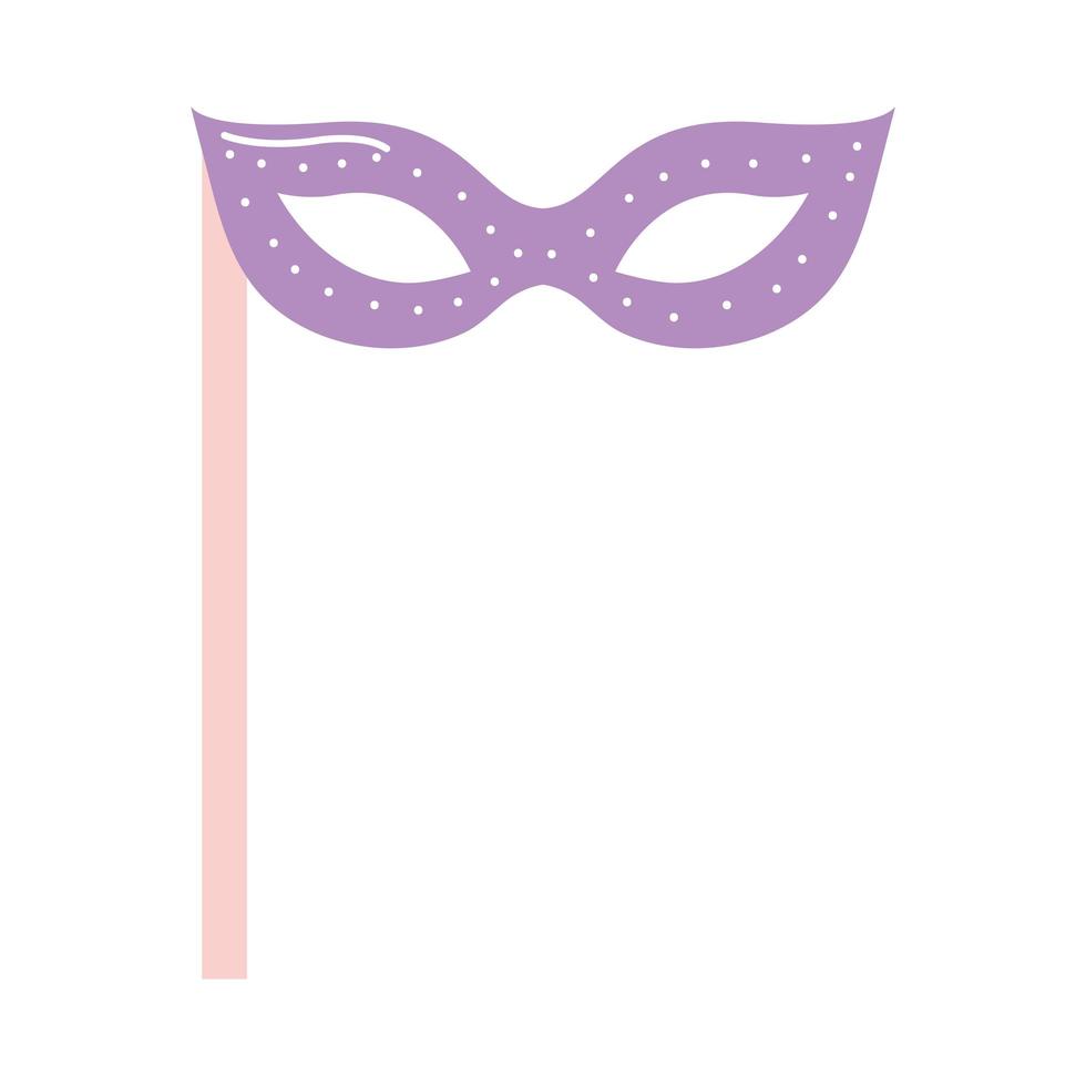 mask for party on white background vector