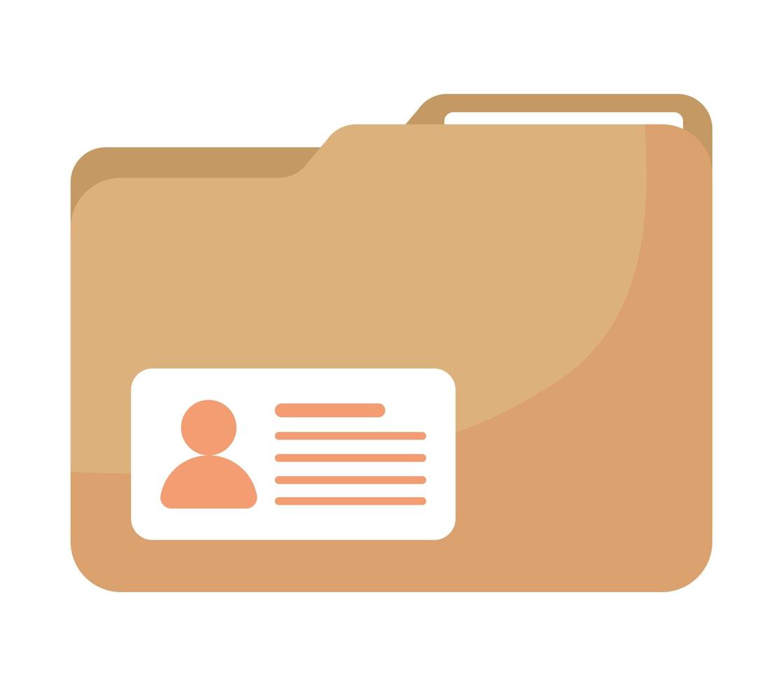 beige folder design vector
