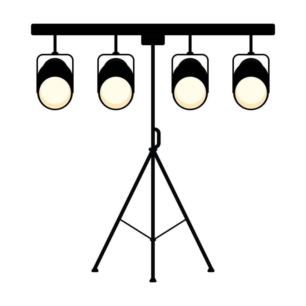 pretty spotlights design vector