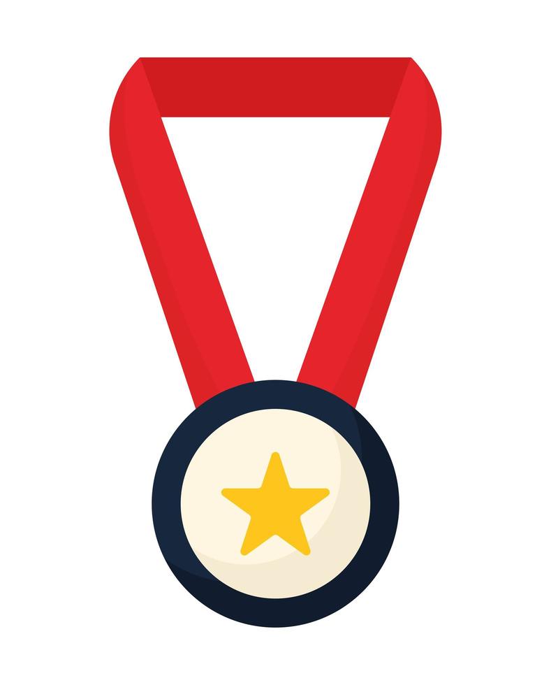 pretty medal illustration vector
