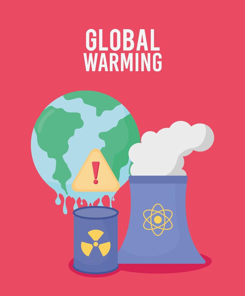 global warming illustration vector