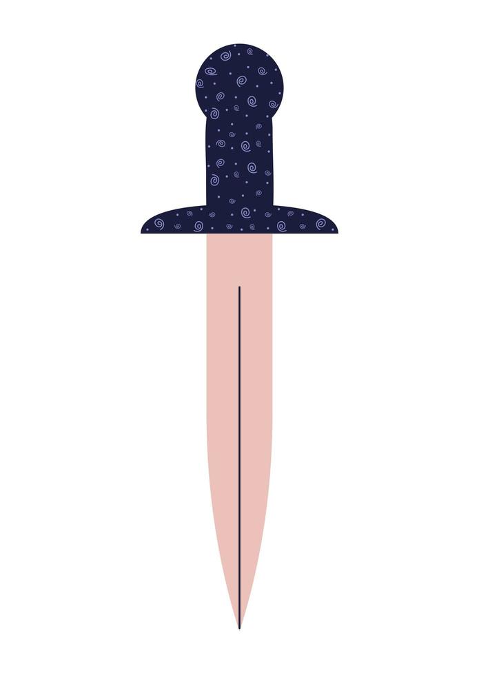 magic knife design vector