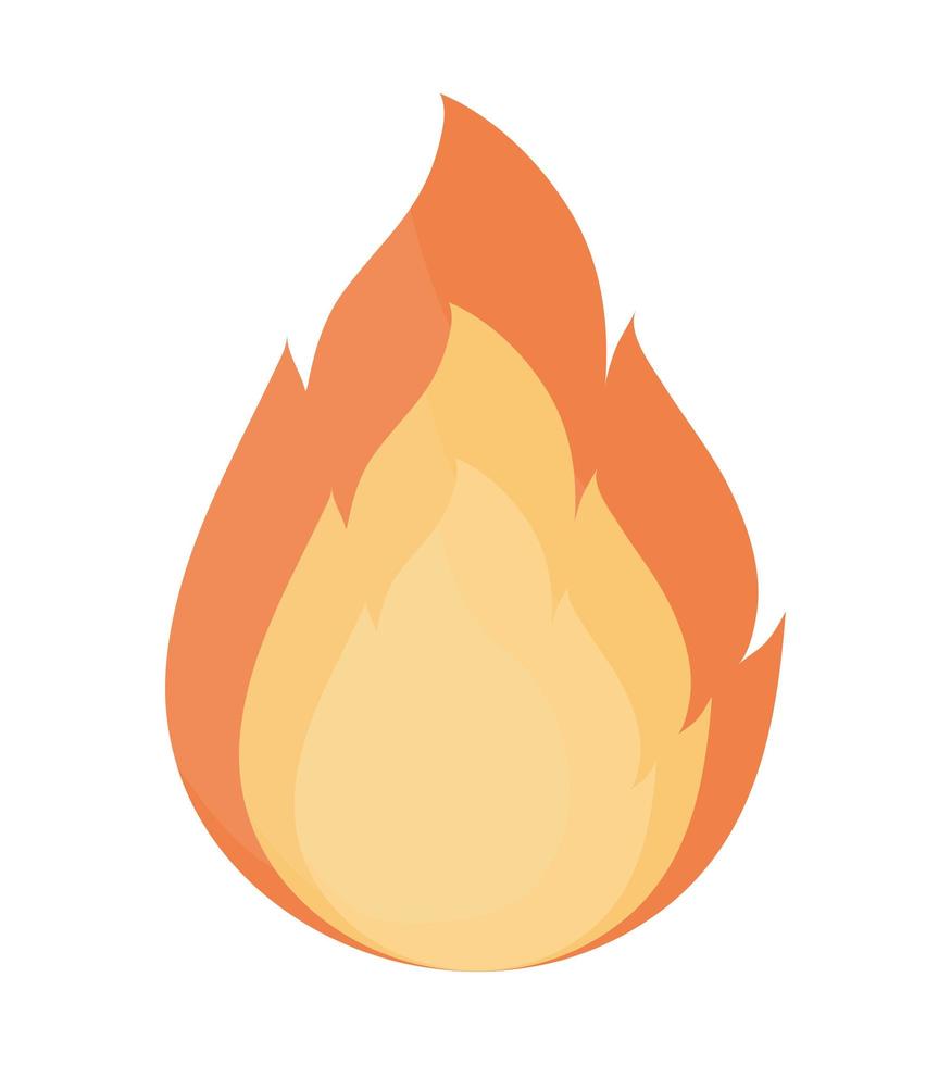 pretty flame design vector