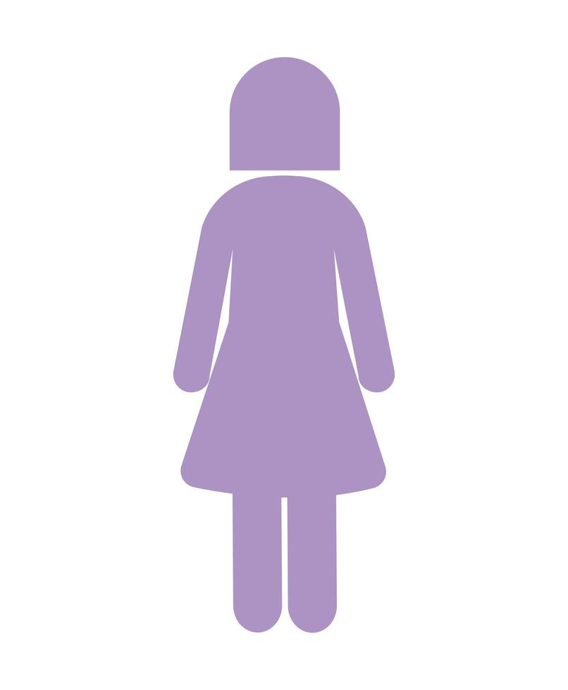 diseño de icono de mujer vector