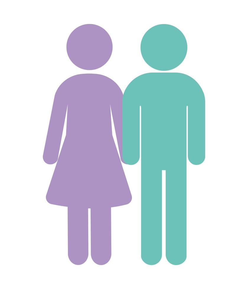 nice couple icon vector