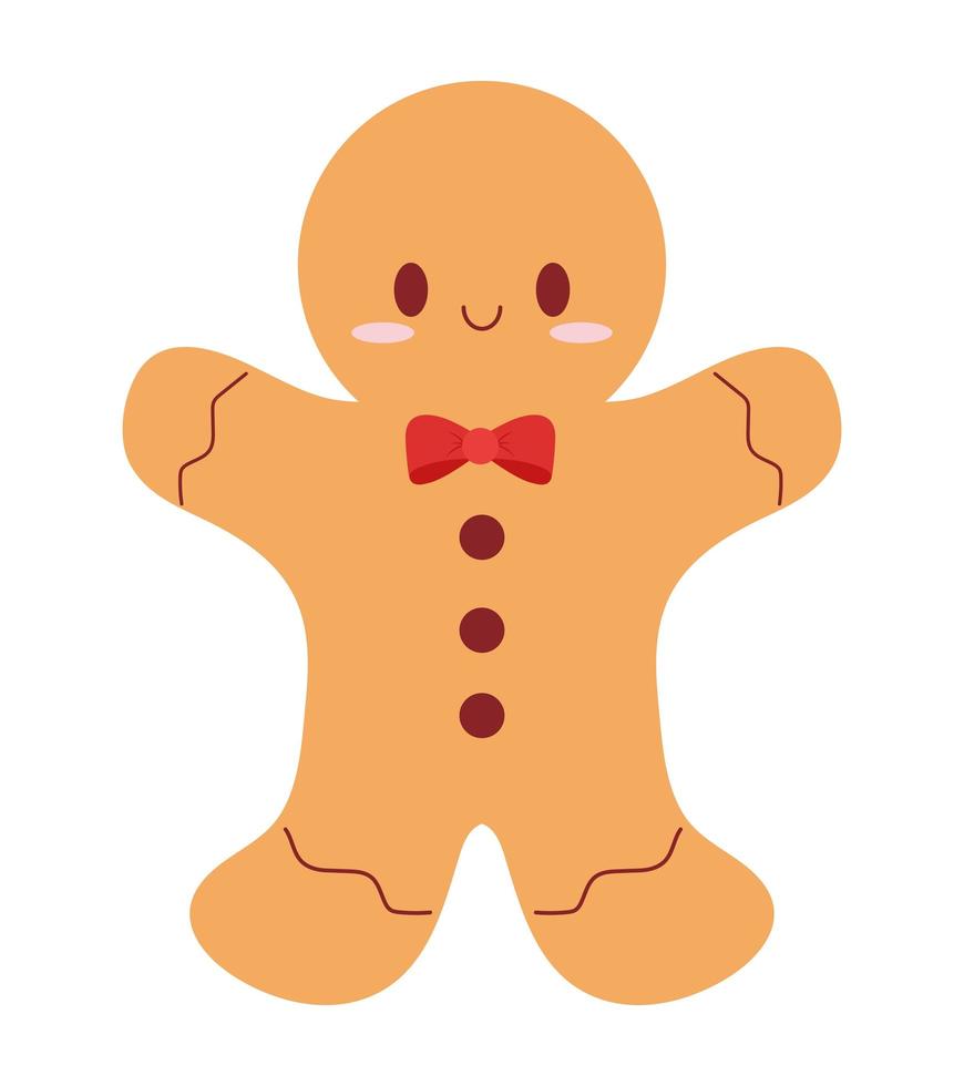 gingerbread man design vector