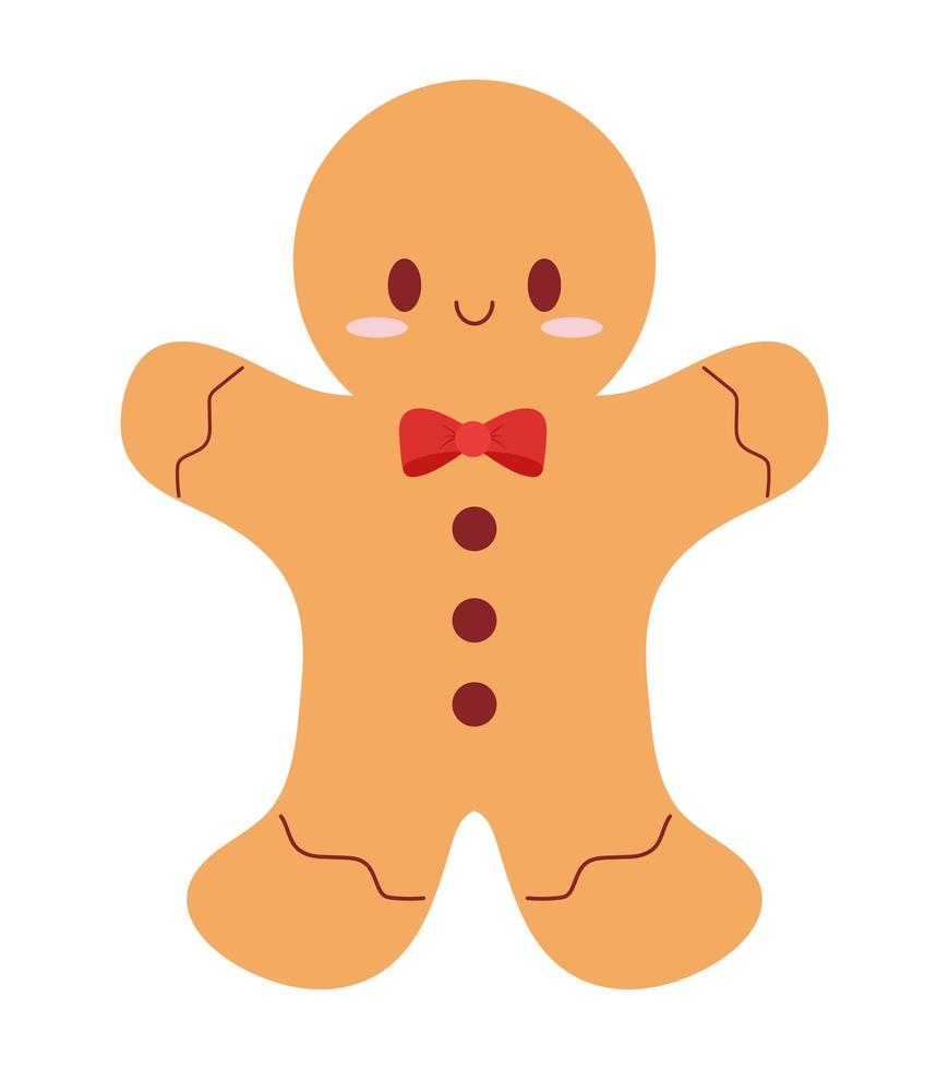 gingerbread man design vector