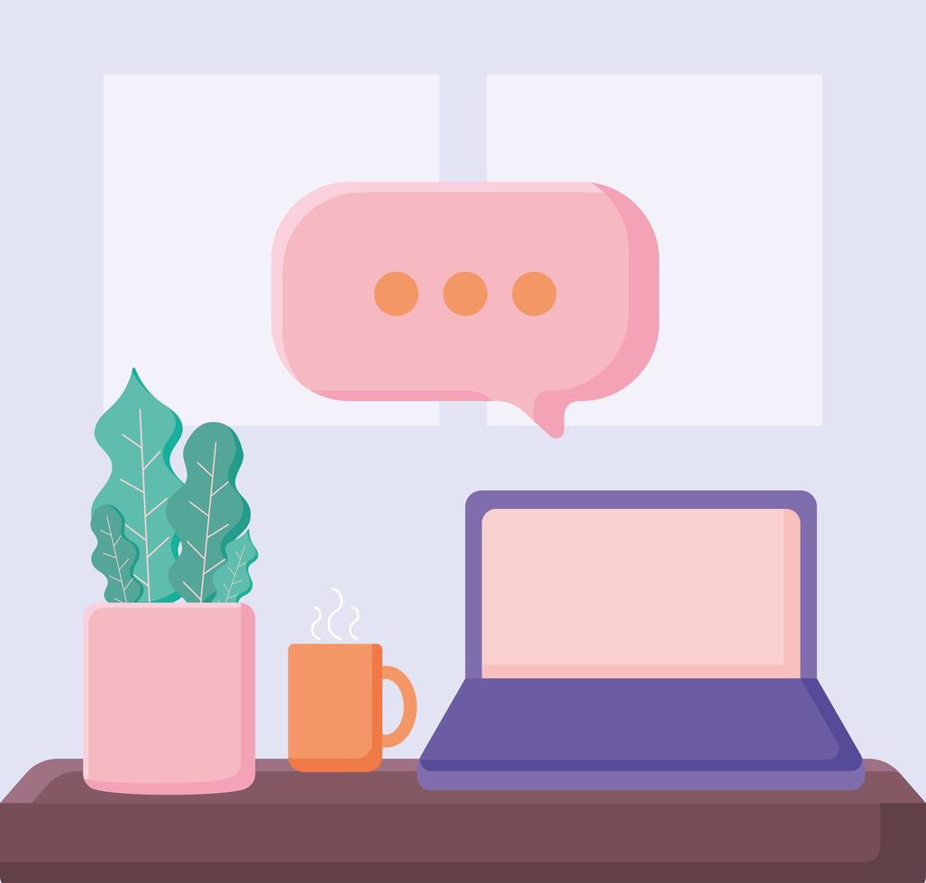 pretty desk cartel vector