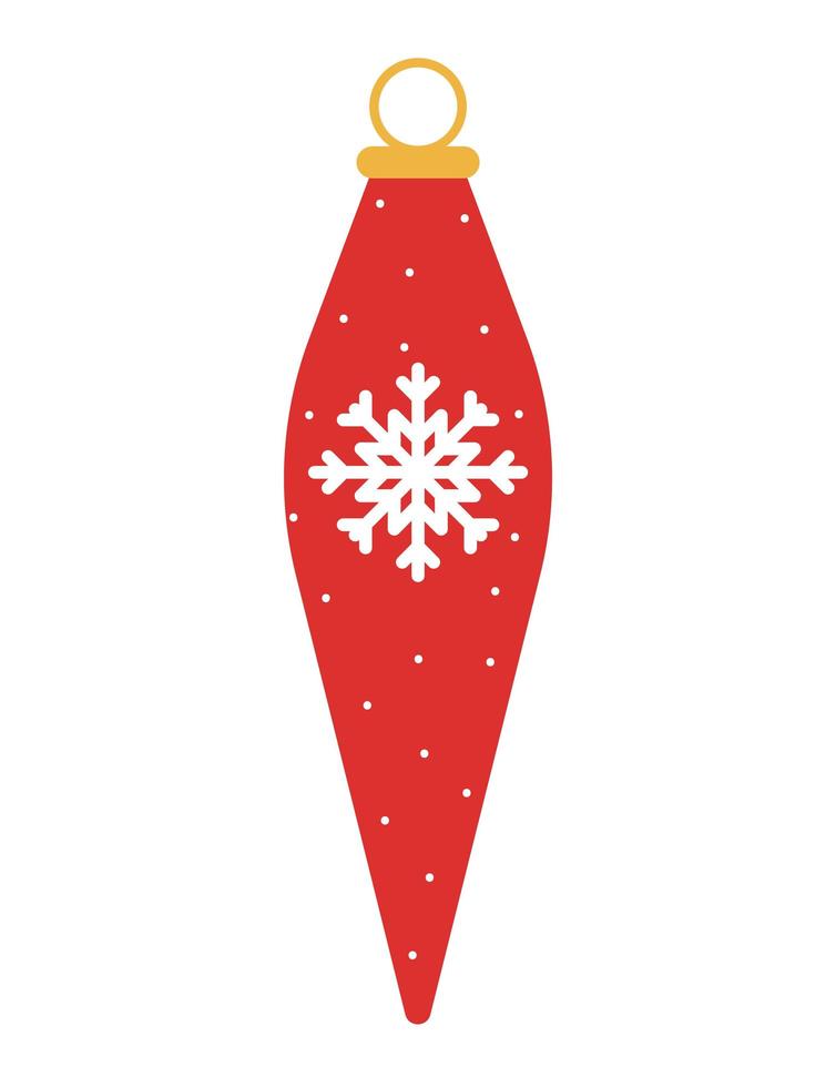 nice christmas pendant vector