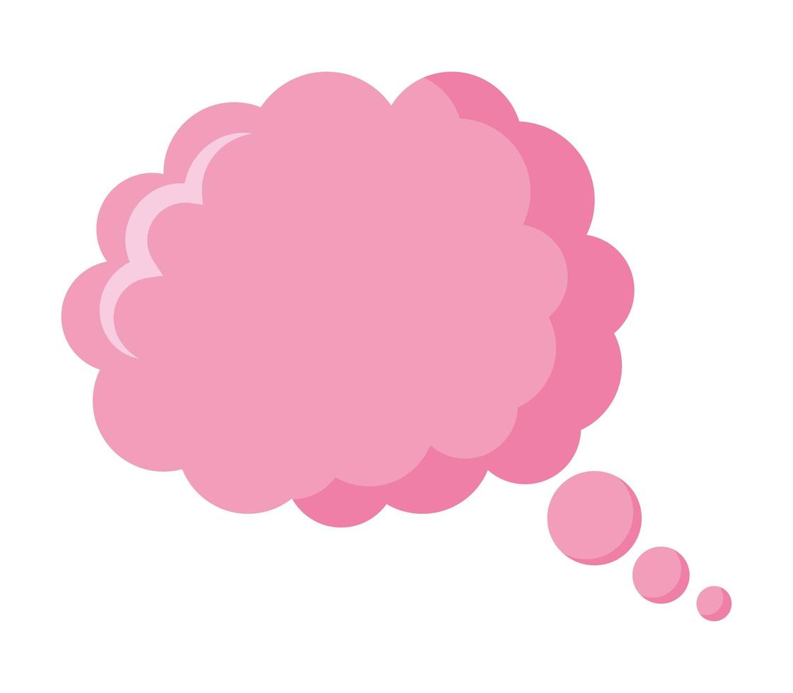 nice pink bubble vector