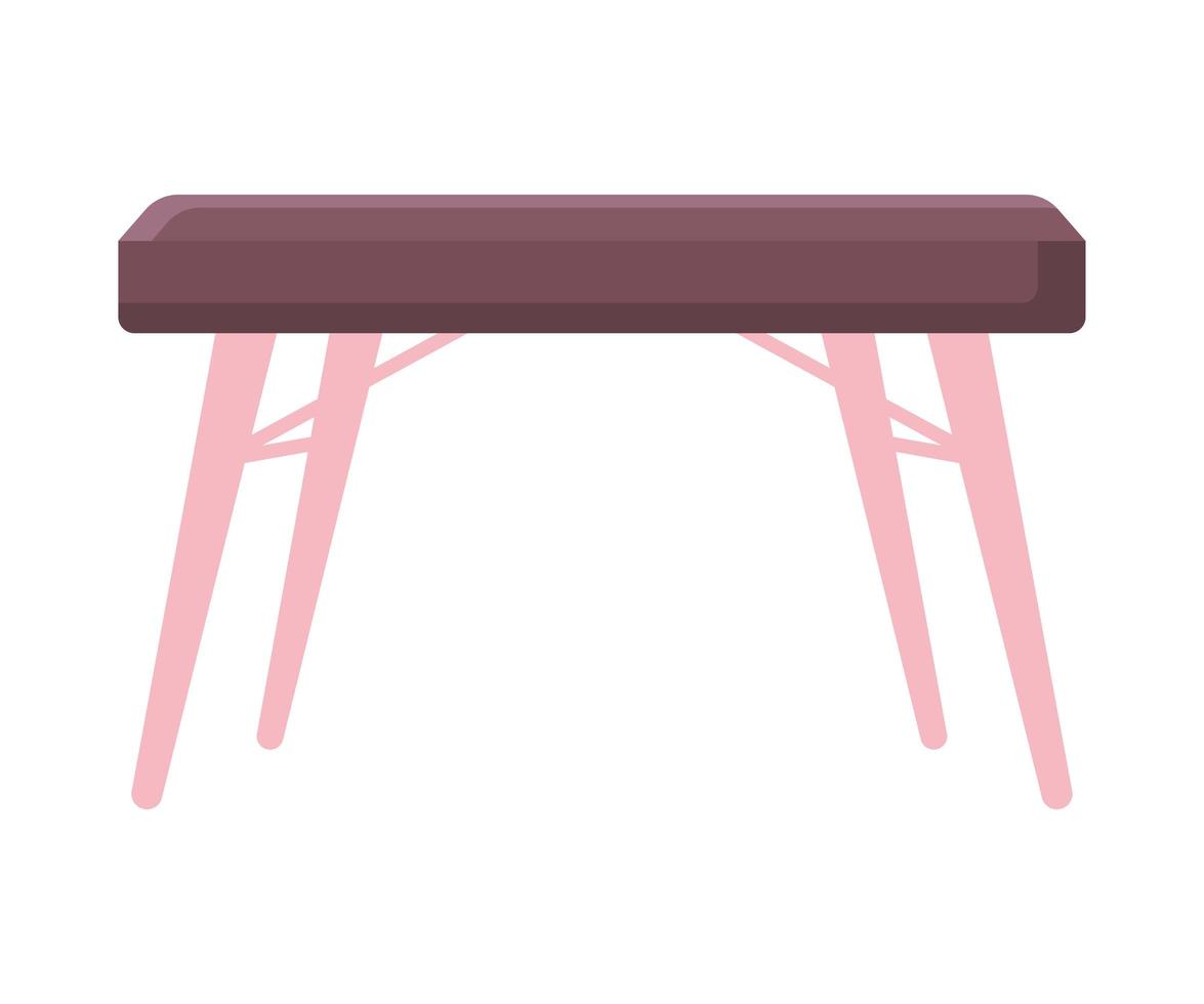 purple coffee table vector