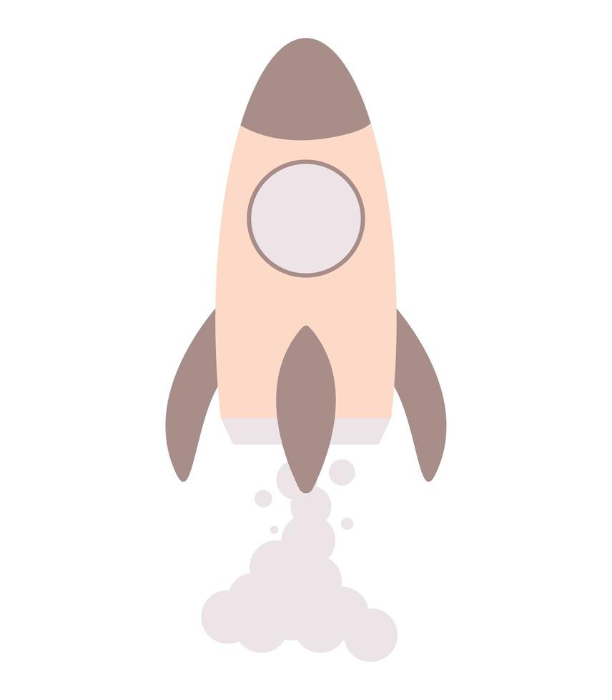 nice rocket launch vector