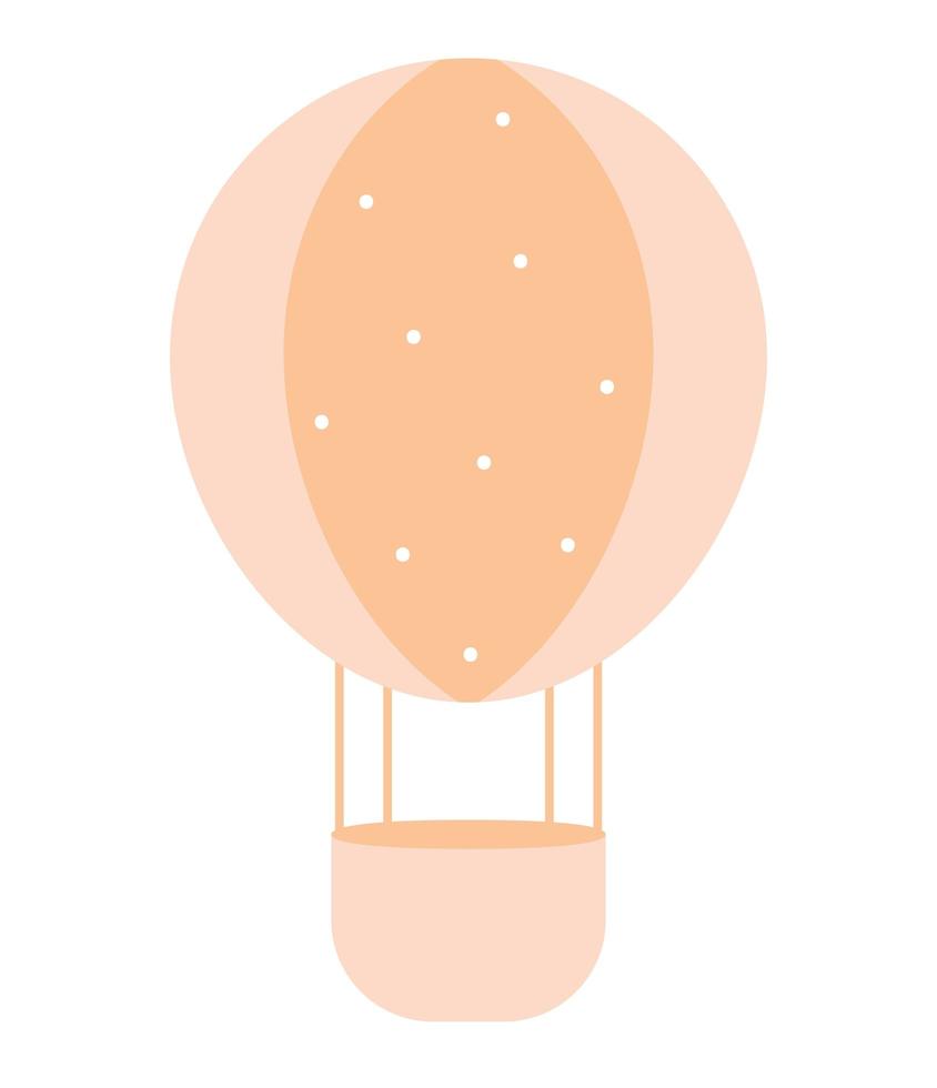 nice hot balloon vector