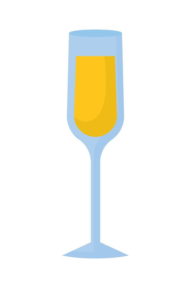 diseño de copa de champán vector