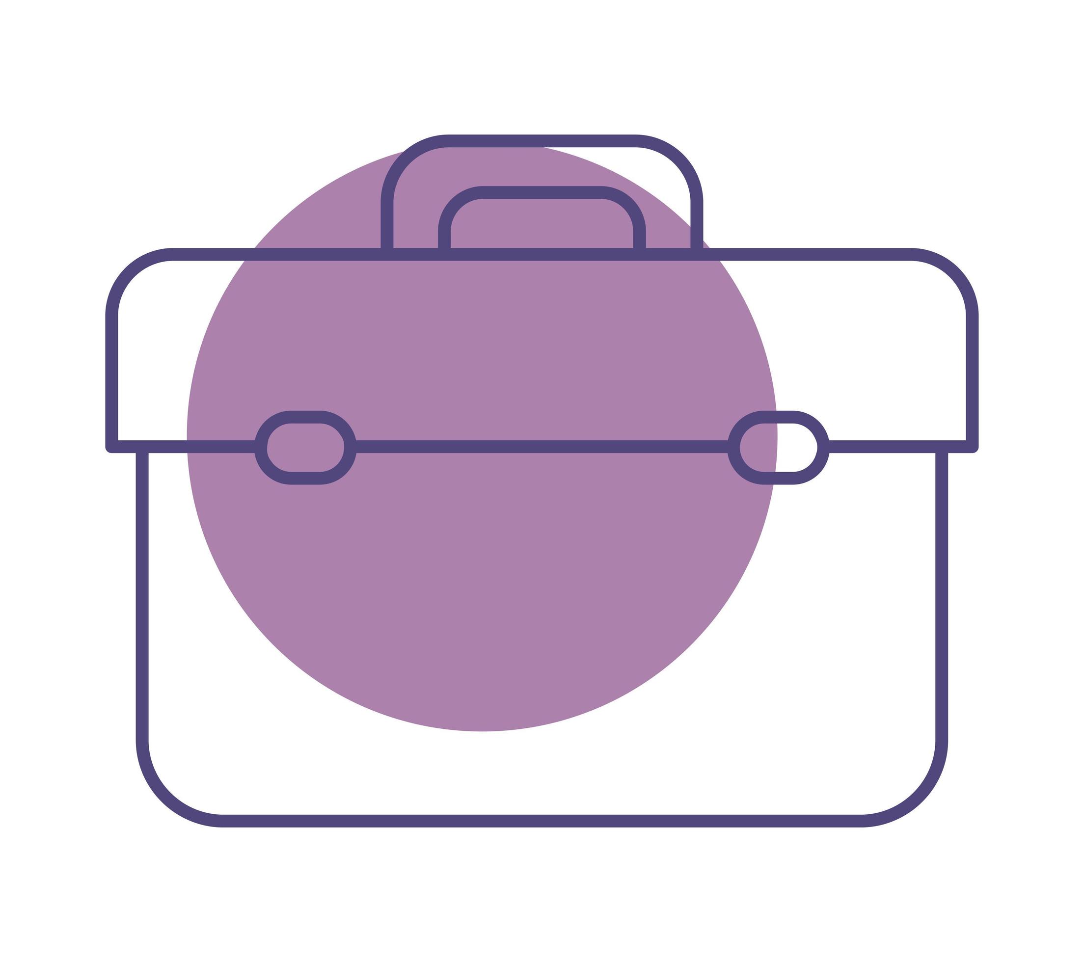 purple briefcase illustration 4309360 Vector Art at Vecteezy