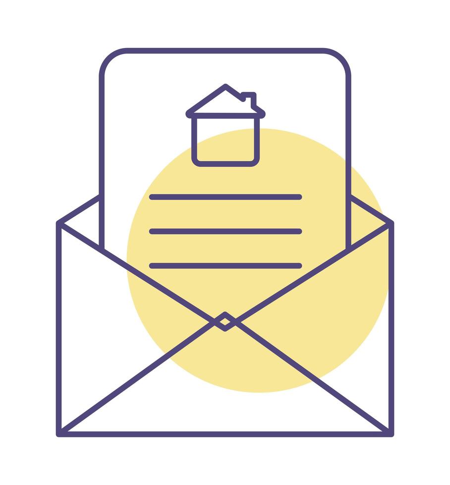 document of real estate vector