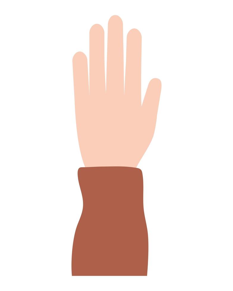 nice hand design vector