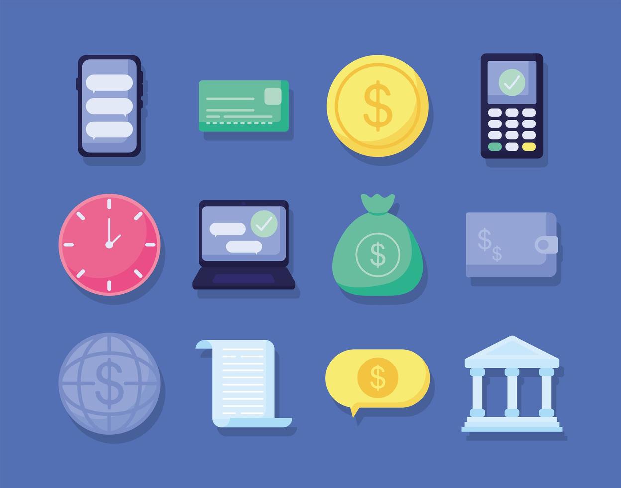 twelve transaction items vector