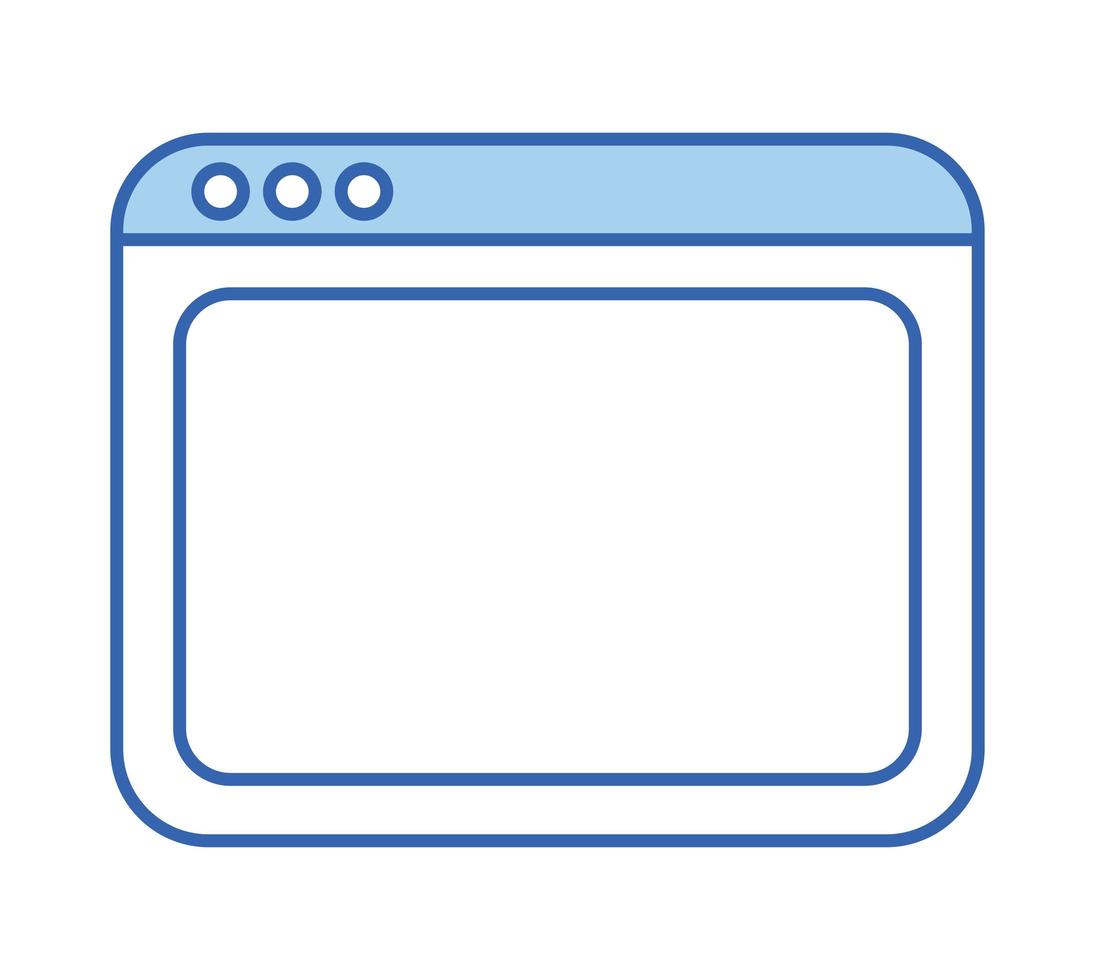 web window design vector