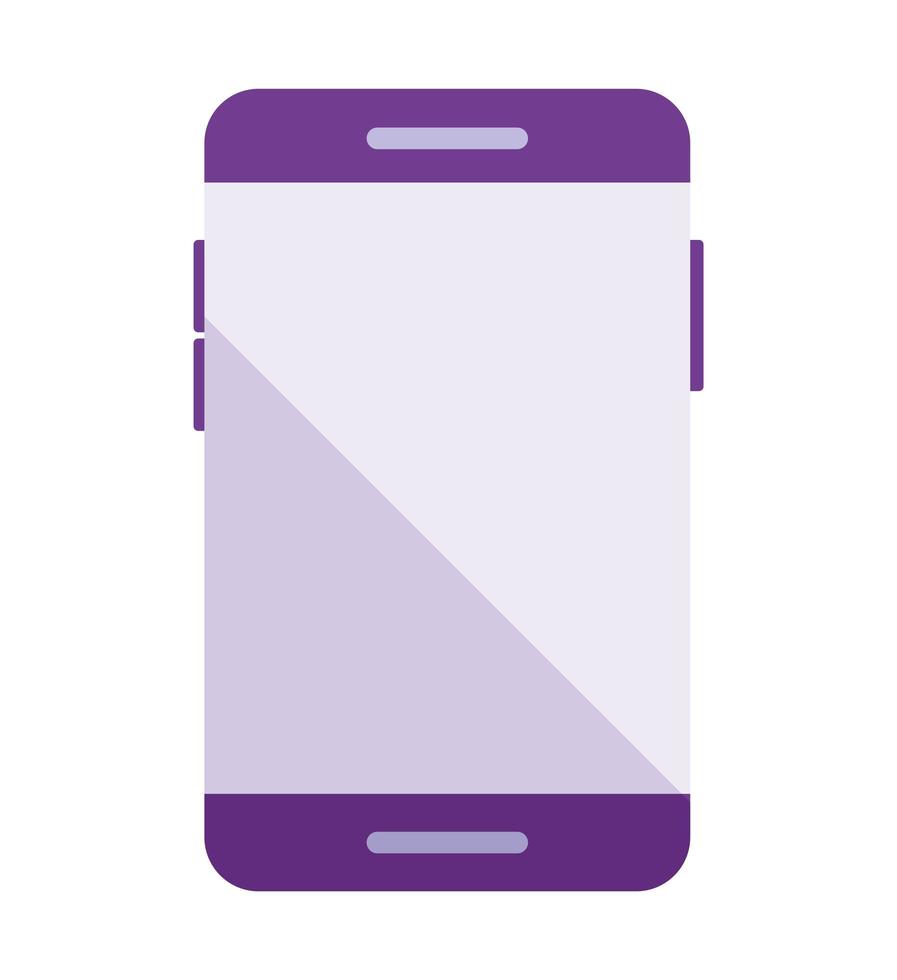 purple cellphone design vector