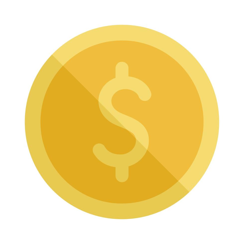 golden coin illustration vector