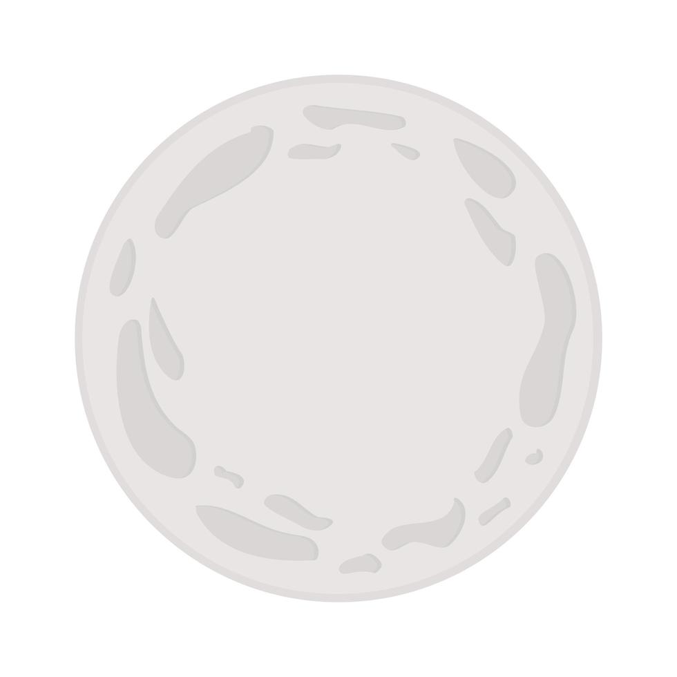 full moon design vector