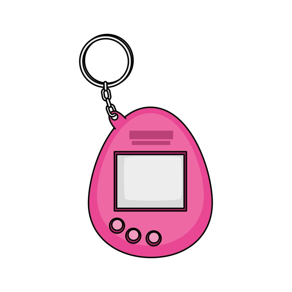 video game mascot nineties style isolated icon vector