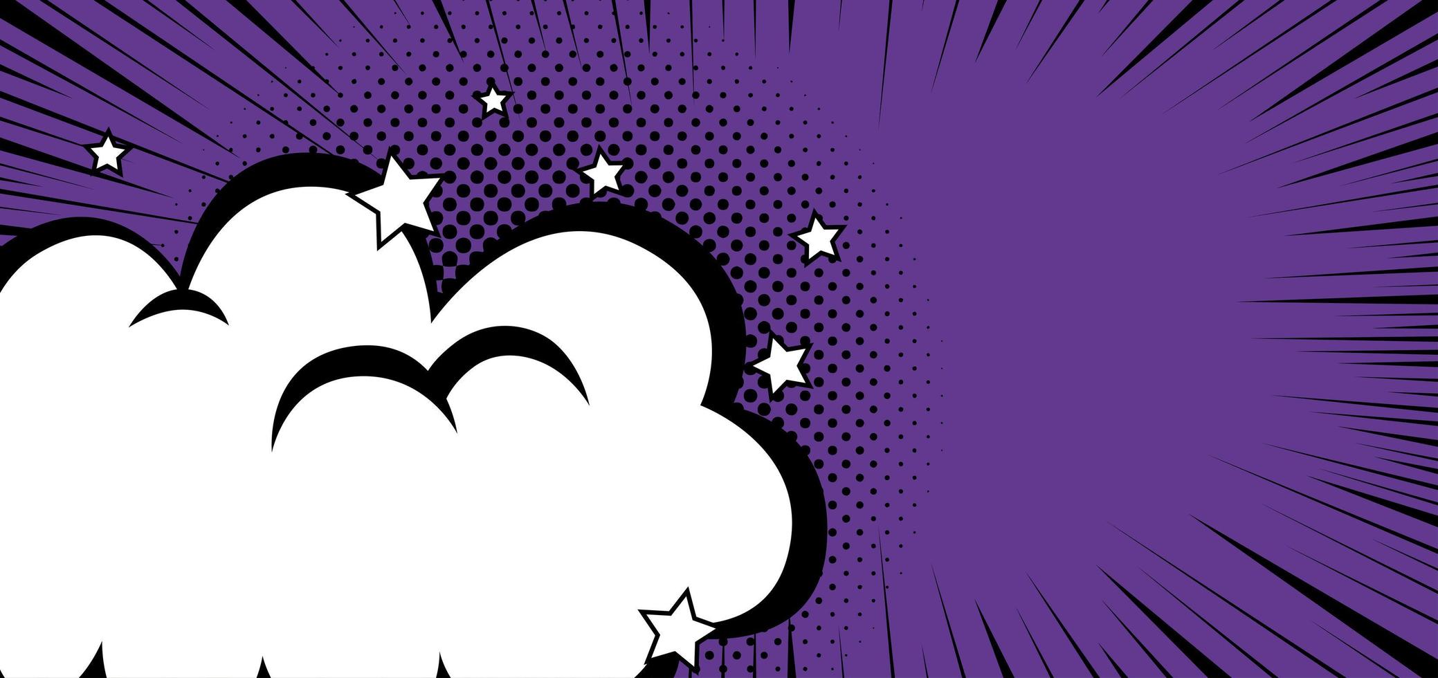 nube con estrellas iconos de estilo pop art vector