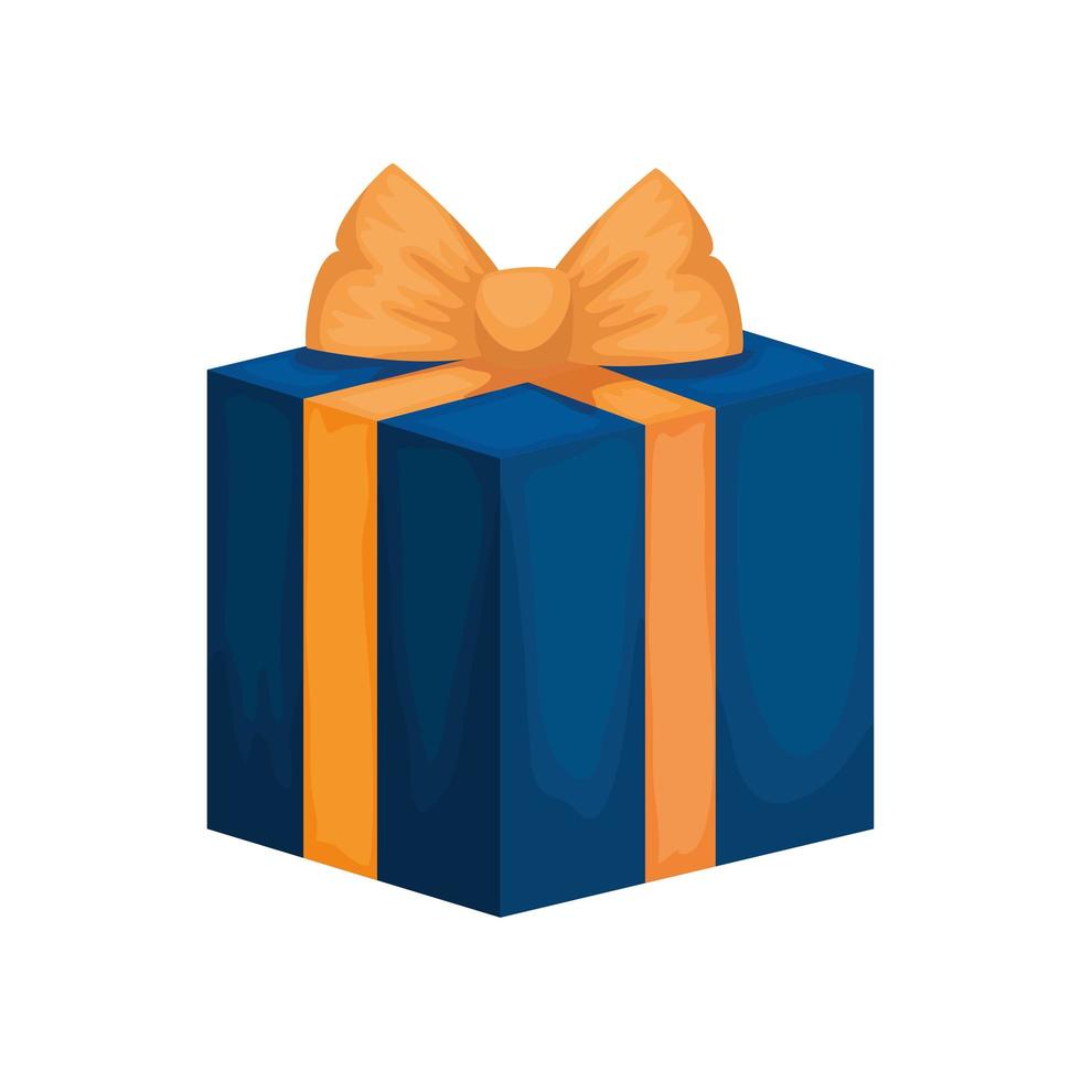 gift box present isolated icon vector