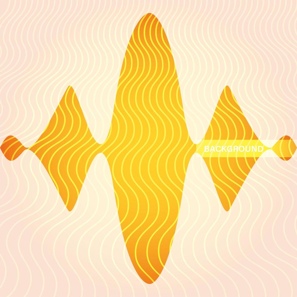 waves background, geometric figures on white background vector