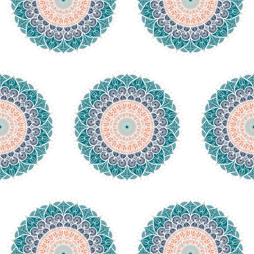 Mandala Seamless Pattern vector